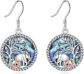 URONE 925 Sterling Silver Earrings Hook Dangle Earrings Jewelry Gifts for Women
