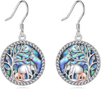 URONE 925 Sterling Silver Earrings Hook Dangle Earrings Jewelry Gifts for Women