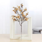 JAKY-Global Babys Breath Silk Artificial Flowers Bulk 6pcs for Fall Decor Fake Flower Bouquet Bulk for Home Kitchen Indoor Bouquet Floral Arrangement Table Centerpieces Farmhouse Decor(Khaki)