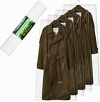 Party Bargains 60x20 Inch Clear Plastic Garment Bags, 50 Pack