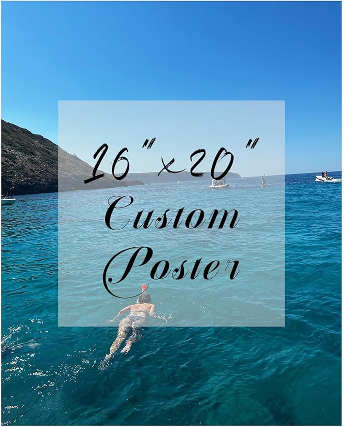 YXIMOX Custom 16" x20" Art Print on Premium Canvas, Personalized with Your Image or Design, Large Wall Decor for Living Room, Office, Bedroom, Custom Canvas Artwork(16"x20",Unframe)