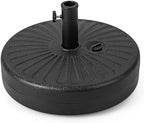 Giantex 75lbs Fillable Umbrella Base, 20 inch Water and Sand Filled Umbrella Stand, Fit 1.5"-1.9" Umbrella Pole, HDPE Weighted Market Table Umbrella Holder for Outdoor Deck Garden Poolside