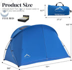 Bed Tent Canopy Full, Blackout Portable Sleep Tent Easy Setup, Breathable Mesh, Privacy Curtains for Adults, Ideal for Indoor