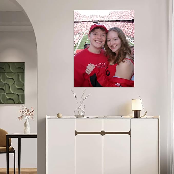 YXIMOX Custom 11" x 14" Art Print on Premium Canvas, Personalized with Your Image or Design, Large Wall Decor for Living Room, Office, Bedroom, Custom Canvas Artwork(11"x14",Unframe)