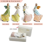 Sunflower Angel Figurines Home Decor, Encouragement Anniversary Retirement Gift for Woman, Memorial Bereavement Sympathy Gifts Idea