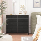 Dresser for Bedroom with 12 Drawers, Tall Fabric Drawer Dresser, Compact Chest of Drawers for Closet, Nursery, Bedside, Living Room, Laundry, Entryway, Hallway