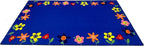 KIDCARPET.COM Alphabet Garden Rectangle Classroom Rug | Bordered Area Rug for Preschool Daycare Learning, 6' x 8'6"