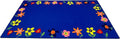 KIDCARPET.COM Alphabet Garden Rectangle Classroom Rug | Bordered Area Rug for Preschool Daycare Learning, 4' x 6'