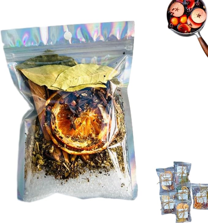 Intention Simmer Pot Blends, Simmer Pot for Stove Potpourri, 𝐒immer 𝐏ot Potpourri, Room Air Freshener, Included Varieties Fruit and Flower, Suitable for Parties, Christmas (A)
