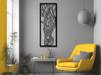 Vailla Wood Wall Art Decor Wall Hanging Sculpture Modern Home Decoration Hangings Large Wooden Wall Arr 3D Textured Sculptures for Living Room Bedroom Office Dinnig Room