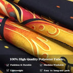 Accnicc Sun and Moon Tapestry Psychedelic Floral Plant Tapestries for Bedroom Aesthetic Hippie Boho Flower Tapestry Wall Hanging for Dorm Living Room (90'' × 68'')