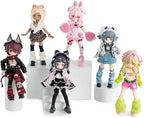 BEEMAI Electronic Pets Series 6-Box Set (Contains 6 Figures No Repeat), 1/12 BJD Blind Box Cute Figures Collectibles Birthday Gift