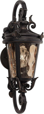John Timberland Casa Marseille European Vintage Outdoor Wall Light Bronze French Vintage Sconce Fixture Decor for Exterior House Porch Patio Outside Deck Garage Yard Front Door Garden Home