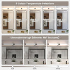 Modern Wall Sconce 38.2 Inch Brushed Nickel Bathroom Sconces Led Wall Lights with Acrylic Shade Hardwired Long Vanity Lighting Fixtures Over Mirror for Bedroom Living Room Hallway
