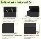 Outdoor Storage Box,260 Gallon Deck Box Outdoor Storage Bench Outside Waterproof Resin Storage Bench, Lockable Patio Cushions, Garden Tools Storage For Furniture, UV Resistant