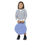 Factory Direct Partners SoftScape 15 inch Round Classroom Floor Cushions with Handles; Flex Seating for Daycare, Preschool, Playroom; 2 inch Thick Deluxe Foam (4-Piece)-Navy/Powder Blue, 12223-NVPB
