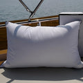 Luxury Down Fiber Pillows Queen Size, Bed Pillows for Sleeping, Pillow for Back, Stomach or Side Sleepers (Modern 70, White, Standard (Pack of 2)) (White 50, Standard (Pack of 2))