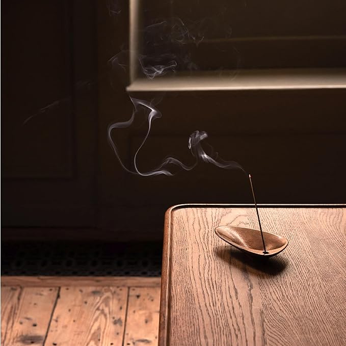 Aesop Sarashina Aromatique Incense | Dry, Woody Notes of Sandalwood and Spices | with Kanuma Pumice Holder | 33 Sticks