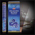 Dragon's Blood Blue Incense Sticks and Incense Stick Holder Bundle Insence Insense Hem Incense Sticks