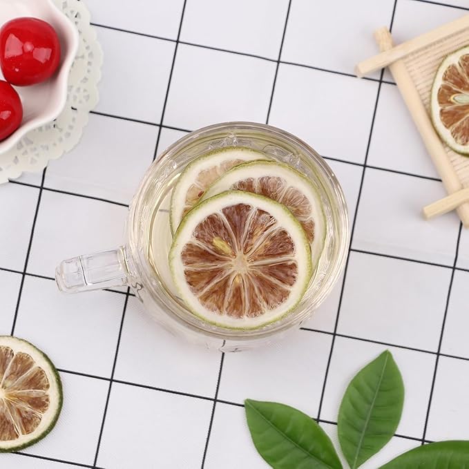 iGAOZM Dried Lime Slices,3.52OZ/100g,Dehydrated Dry Lime For Cocktails,No Additives,No Sugar Added,Dried Fruit Citrus slices For Margarita Garnish,Tea & Drink,Baking & Decoration