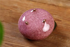 Ceramic Incense Burner with Incense Stick Holder + Insulation use for Stick or Coil Incense, Sage Cones and Frankincense (Violet)