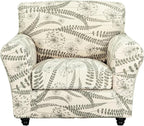 KRFOONN 2 Piece Couch Chair Cover Printed Sofa Covers Couch Covers Stretch Armchair Sofa Couch Slipcovers Furniture Protector with Elastic Bottom for Living Room (Armchair, 54)