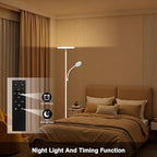 Floor Lamp,Upgraded 42W/4200LM Bright Floor Lamp,Torchiere Floor Lamps with Reading Light,Modern Dimmable Standing Lamp with Remote,Floor Lamps for Living Room,Bedroom,Office