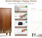 Shoe Storage Cabinet for Entryway with 2 Flip Drawers, Metal Slim Narrow Shoe Cabinet, Freestanding Hidden Shoe Organizer for Foyer, Hallway, Entryway - White