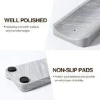 Koville Marble Incense Holder, Incense Holder for Sticks, Incense Sticks Holder Ash Catcher for Meditation Yoga SPA, Natural Stone Incense Burner, Home Table Decor (Palissandro Blue)