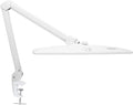 Neatfi Elite HD XL Desk Lamp with Clamp, 1600 Lumens, 22-Inch Wide Head, Non-Polar Dimming, 84 SMD LEDs, 6500K, Task Light for Home, Office, Study Room (Non-CCT with Clamp, White, 22 Inches)