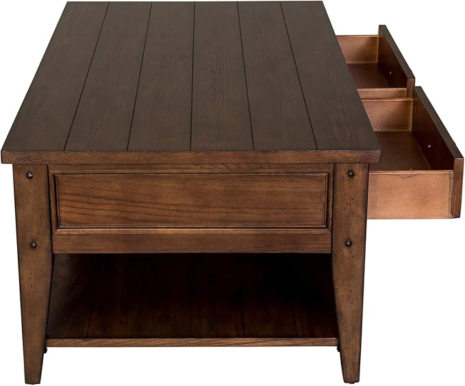 LIBERTY FURNITURE INDUSTRIES, INC. Lake House 3 Piece Set (1-Cocktail 2-End Tables)