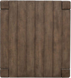 Liberty Furniture Broadmore Living Room Square Chairside Table - Cobblestone Brown