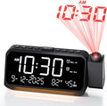 Roxicosly Projection Alarm Clock for Bedroom Ceiling, 118 dB Super Loud for Heavy Sleepers, Dual Alarm with Weekday/Weekend, Adjustable Volume, 6.7" Large Digital Dimmable Display, Easy to Read