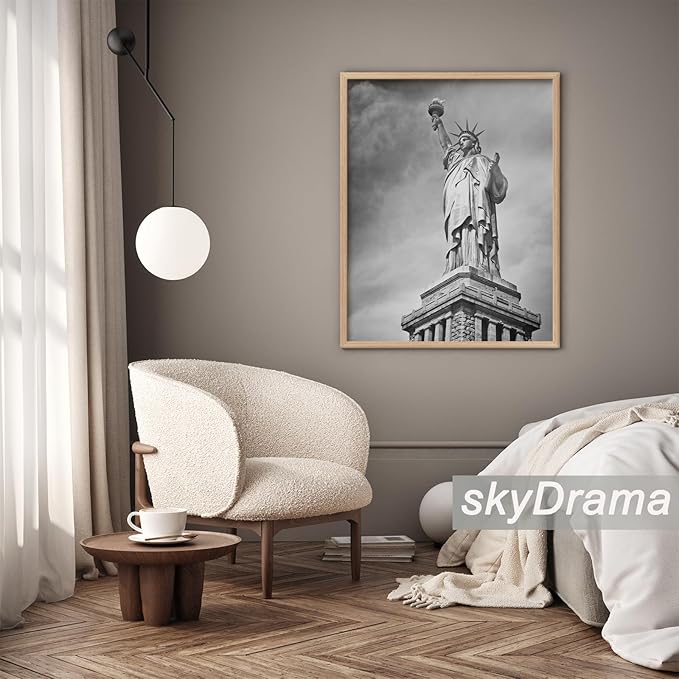 Natural Solid Wood 6x8 Picture Frame, Display 6 x 8 Inch Picture Poster Photo, Vertical & Horizontal Wall Hanging - 2 Pack/Natural/6"x8"