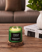 M&SENSE Fraser Fir Pine Scented Candle, Soy Wax Non Toxic for Home Up to 70 Hours, 2 Cotton Wick 11.6oz Christmas Tree Scent Holiday Aromatherapy Candle for Birthday Holiday Gifts