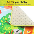 Baby Play Mat for Floor, Non-Slip Playmat for Toddlers & Infants, Extra Thick Large Padded Educational ABC Kids Rug for Crawling & Playing Super Soft Plush Surface to Keep Safe(60"x80")