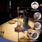 Cordless Table Lamp Rechargeable LED Table Lamps Battery Operated 4000mAh Touch Dimmable Wireless Lamp Waterproof Portable Outdoor Table Light for Restaurants and Dining Home Indoor/Outdoor Use