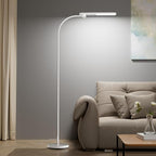 Honeywell LED Floor Lamp, F4 Sunturalux™ Gooseneck Reading Floor Lamp, Super Bright Stepless Dimmable Task Light with Flexible Arm, Eye-Caring Tall Standing Lamp for Living,Bedroom Office