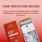 Peru Dragons Blood Incense Sticks - (80 Scented Sticks) Charcoal Free, Made from Upcycled Flowers | Sweet, Spicy & Ambery Notes | Protection Incense Sticks for Bad Energy Cleansing (Sangre de Grado)