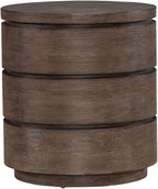 Liberty Furniture Cascade Falls Living Room Round End Table - Satin Espresso