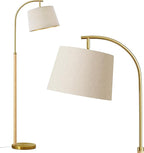 63" Wood Floor Lamp for Living Room Dimmable Standing Lamp with Remote & Foot Switch, 3 Color Temperatures Tall Lamp Mid Century Modern Floor Lamp for Bedroom Office, 9W Bulb Included, Natural Wood