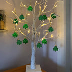 St Patricks Day Ornaments for Tree, 30 Pieces Shamrock Ornaments, Saint Patricks Day Tree Decorations