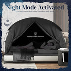 Bed Tent Canopy Full, Blackout Portable Sleep Tent Easy Setup, Breathable Mesh, Privacy Curtains for Adults, Ideal for Indoor