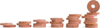 Pack of 30 Cedar Blocks and 16 Lavender Flower Sachets Craft Bag, Drawer Freshener, Linen, Shower Favor, Wedding and More, LV-E-LC-2