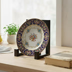 3 Pcs 8 Inch Black Metal Plate Stands for Display, Decorative Table Top Easels Multifunctional Holder for Picture, Book, Platter, Photo