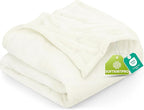 Utopia Bedding Fleece Blanket King Size Ivory 300GSM Luxury Fuzzy Soft Anti-Static Microfiber Bed Blanket (90x102 Inch)