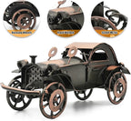Classic Car Gifts for Men - Unique Cool Birthday Gift Ideas - Vintage Car Decor for Room, Home, Office, Man Cave, Garage - Antique Scrap Metal Model Car Ornaments (M-2)