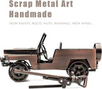 Vintage Classic Car Gifts for Men - 9.3 Inch Handmade Metal Antique Car Collectibles - Home, Office, Man Cave Decor