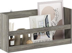 Furinno Hermite Multipurpose Wall Mounting Storage Shelf, French Oak