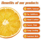 iGAOZM Dried Orange Slices,Dehydrated Oranges Slices For Cocktails,7.05oz/200g,No Sugar Added No Additives, Dried Citrus Fruit wheel For Drinks,Cakes,Citrus Garnish